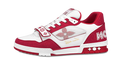 Red Monogram Denim Cinturino