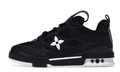 Skate Sneakers Black White