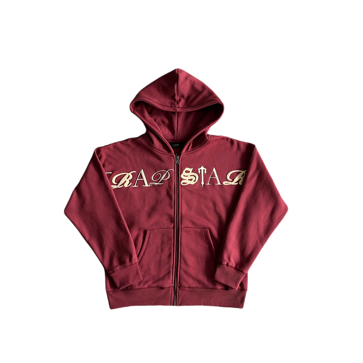 SCRIPT ZIP THROUGH TRACKSUIT – ZINFANDEL