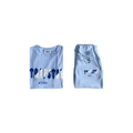 CHENILLE DECODED SHORT SET-CASHMERE BLUE /DAZZLING BLUE