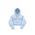 WOMEN’S DECODED HOODED PUFFER 2.0 JACKET – ICE BLUE