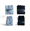 CHENILLE DECODED HOODIE TRACKSUIT-GREEN